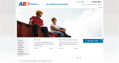 Desktop Screenshot of abc-airsea.com